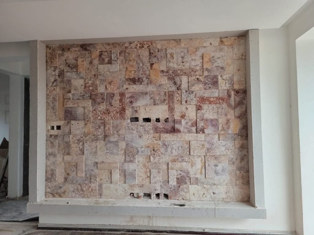 White Rubby Stone wall cladding in Karen, Nairobi
